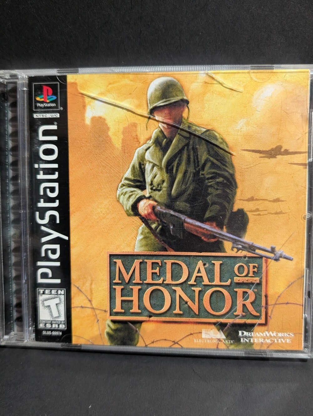 Medal of Honor PS1 (PlayStation 1) Black Label Complete Sony